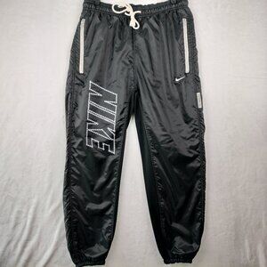Nike Jogger Track Pant Men Size M Black Therma Fit Standard Issue Winterized Y2K